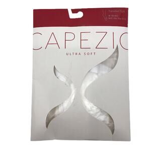 Capezio 1816C Girls Ultra Soft Transition Tights 8-12 Matte Semi Opaque White